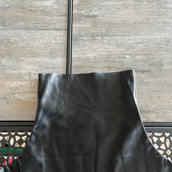 “Flavor Sealer” Faux Leather shirt - Picture 2 of 3